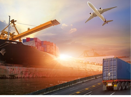 Sea-air rail card multimodal transport
